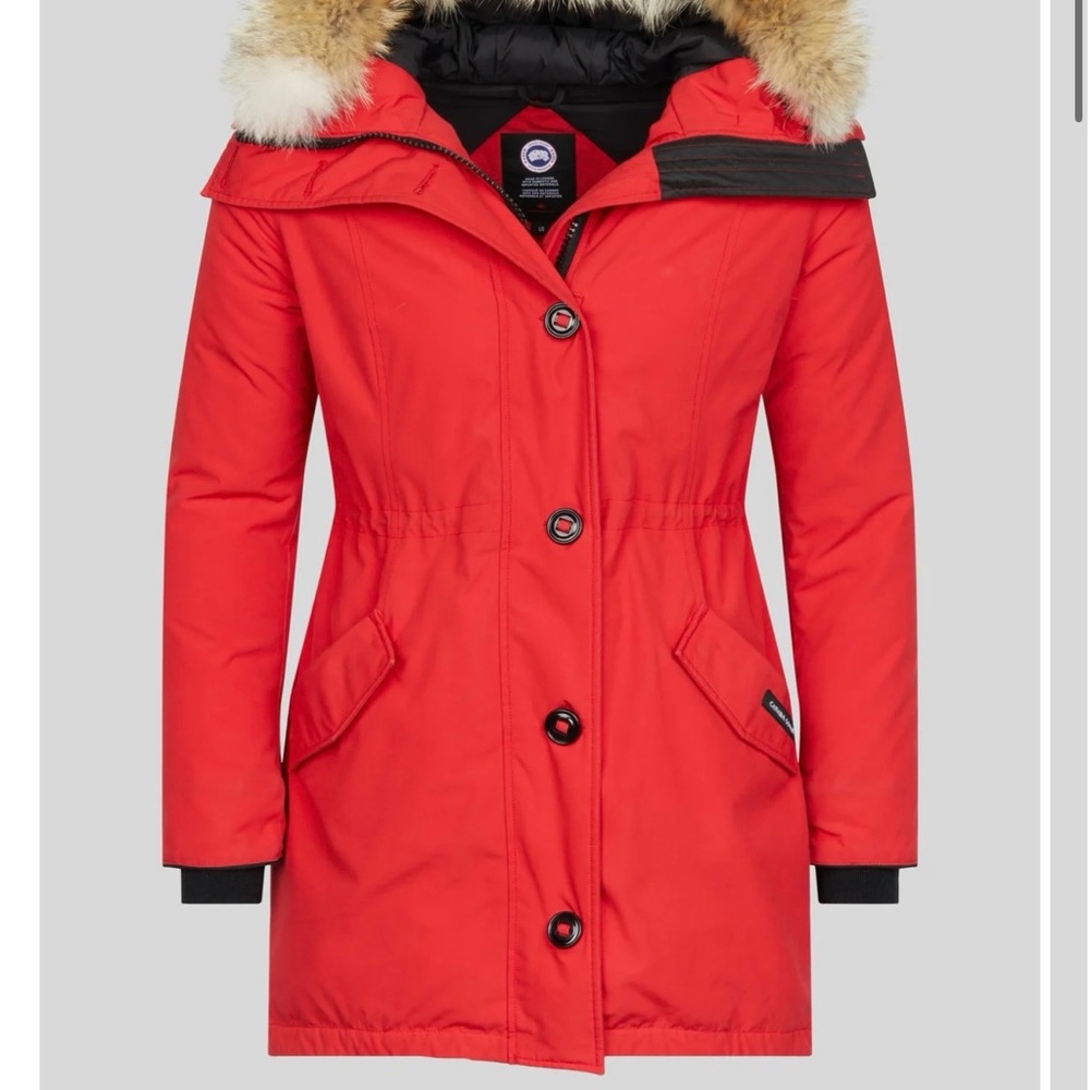 Canada Goose Women's Red Rossclair Parka